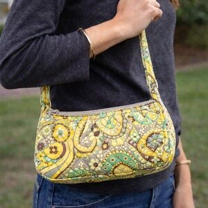Vera Bradley Lemon Parfait Shoulder Bag | Yellow Green Paisley | Spring 2011